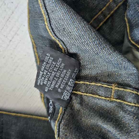 Men's Dark Indigo Denim Jeans 40x34 Tall Length - Picture 5 of 16